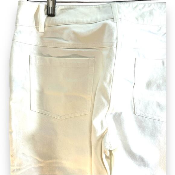J MCLAUGHLIN WHITE JEANS SZ 2 - Picture 9 of 10
